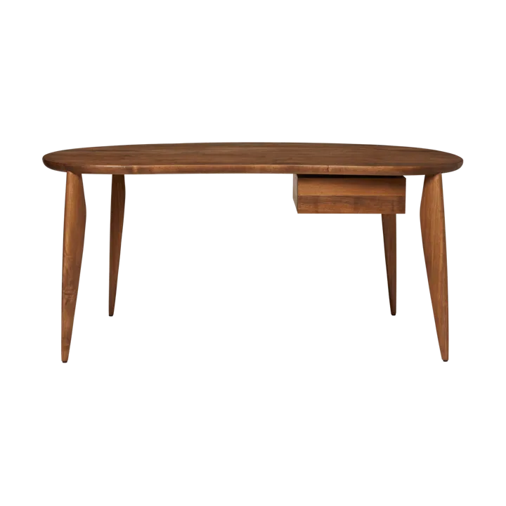 Feve table 160x86x73 cm - Walnut - Ferm Living