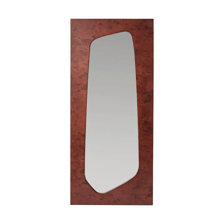 Folia mirror - Dark stained burl, 135 cm - Ferm Living