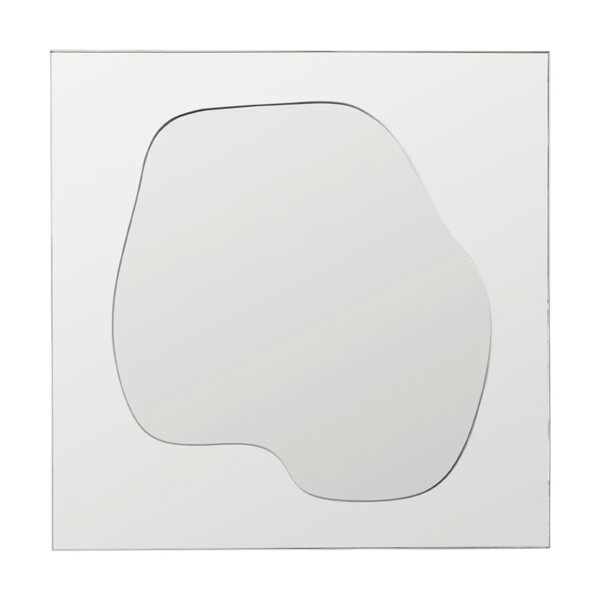 Folia mirror, Silver, 45 cm Ferm Living