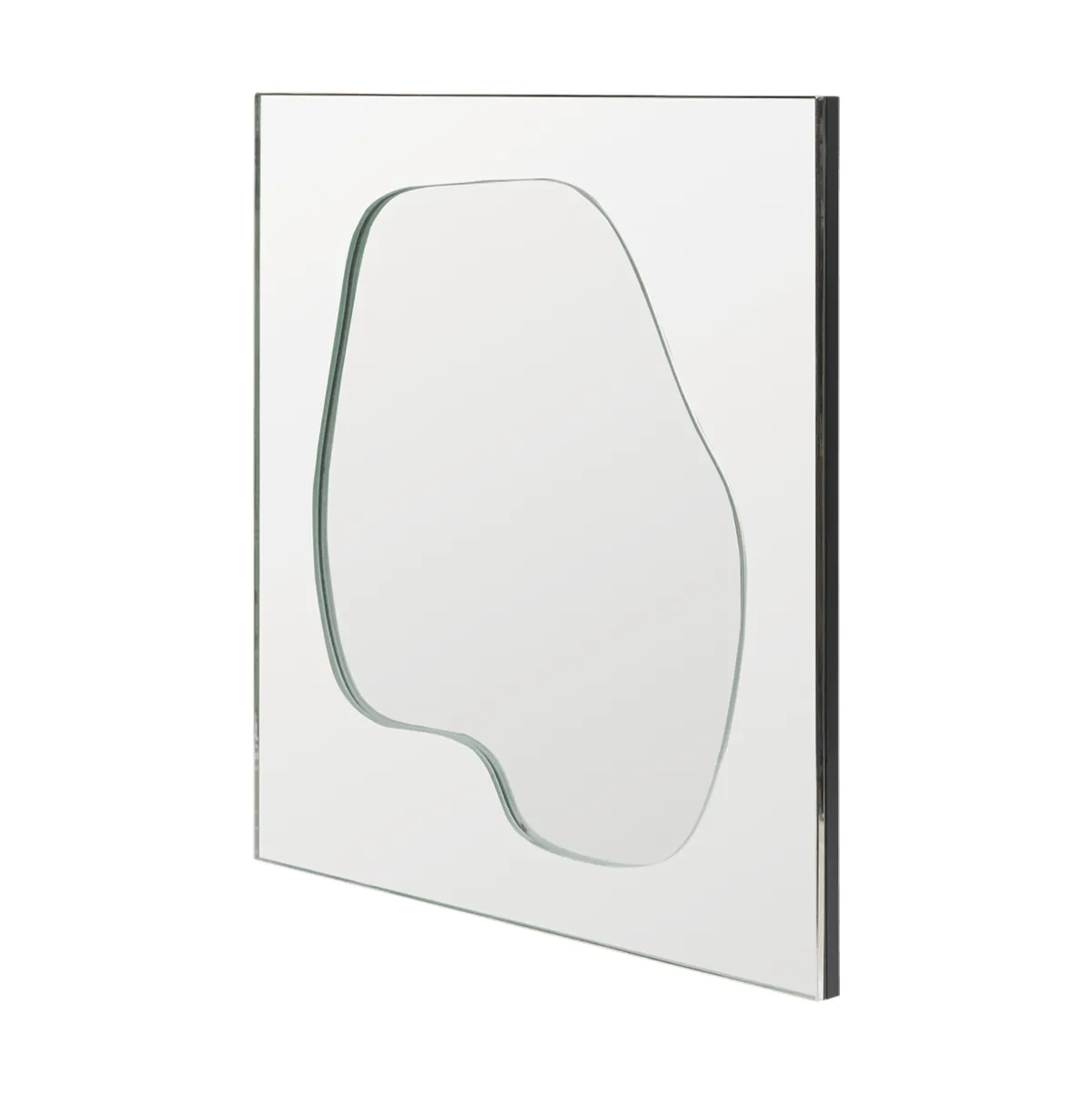 Folia mirror, Silver, 45 cm Ferm Living