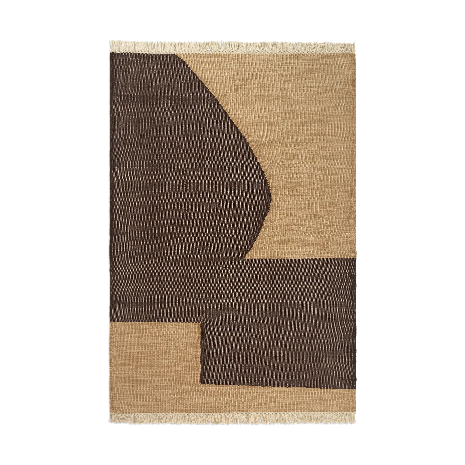 Forene carpet, Tan-Chocolate, 140x200 cm Ferm Living