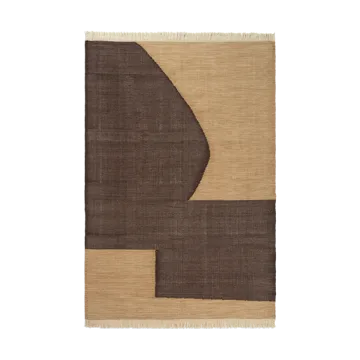 Forene carpet - Tan-Chocolate, 140x200 cm - Ferm Living