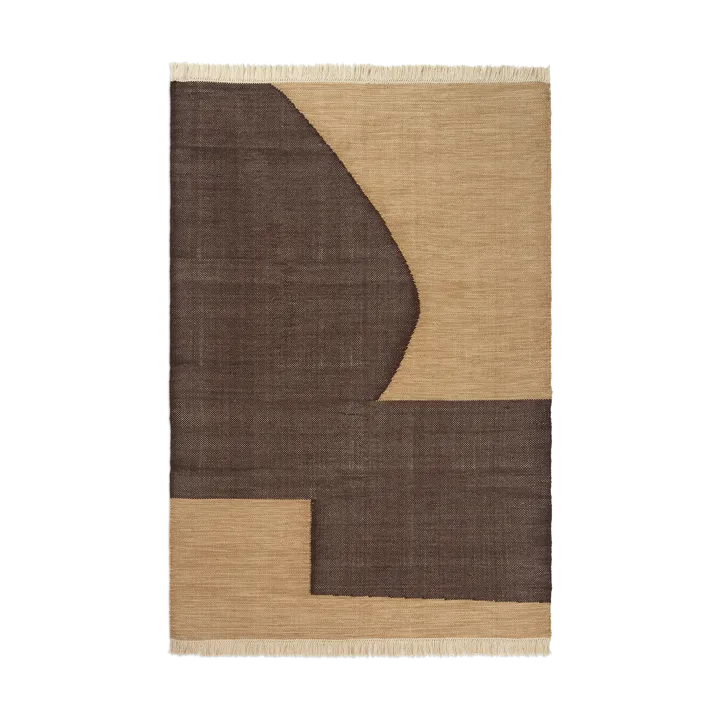 Forene carpet - Tan-Chocolate, 140x200 cm - Ferm Living