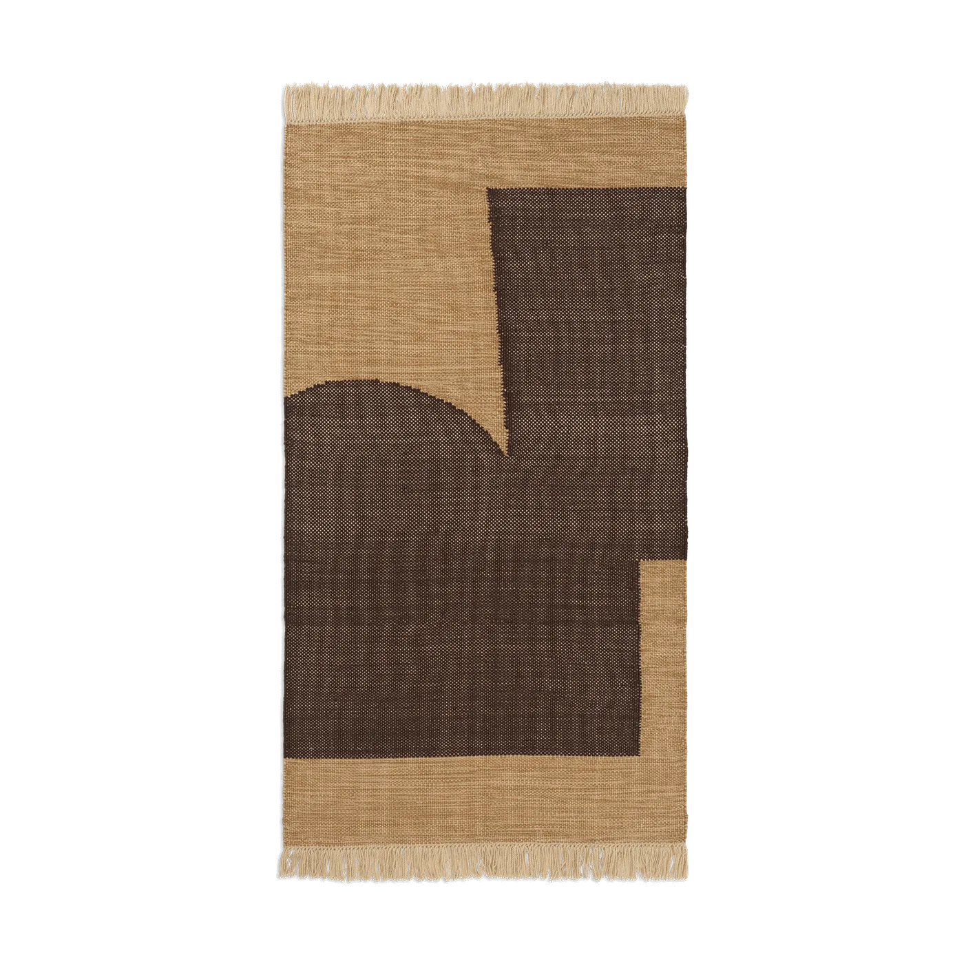 Forene carpet, Tan-Chocolate, 80x140 cm Ferm Living