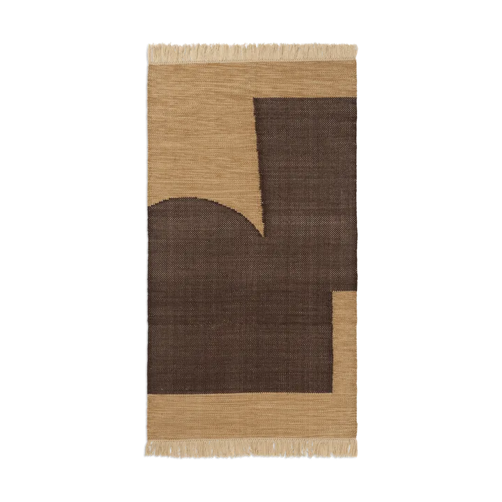 Forene carpet - Tan-Chocolate, 80x140 cm - Ferm Living