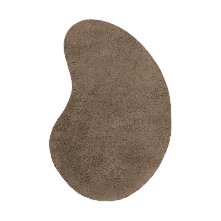 Forma wool rug 103x155 cm - Ash Brown - Ferm Living
