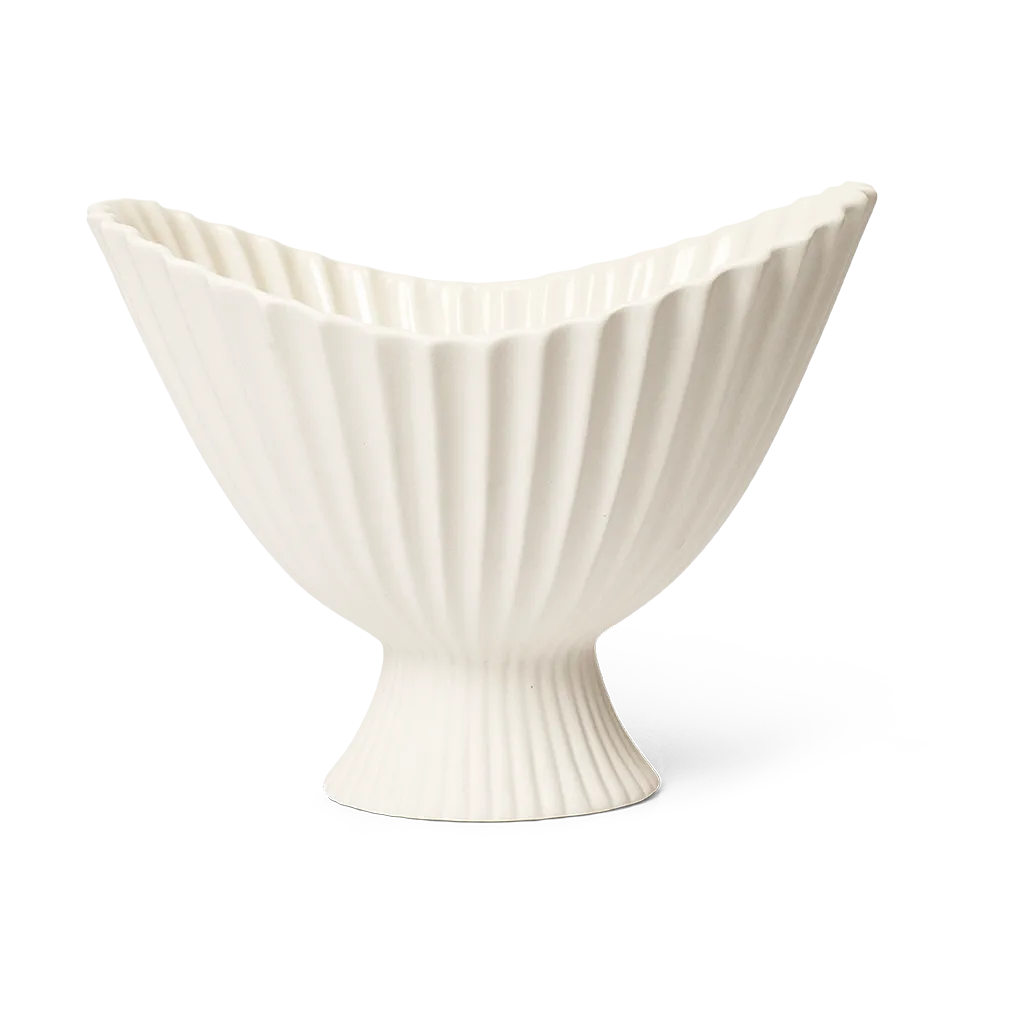 Fountain bowl 28 cm, Off-white Ferm Living