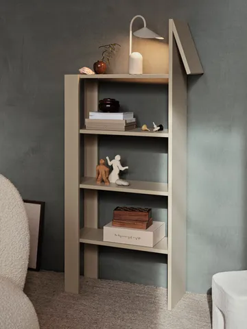 Giraffe bookshelf 69x140 cm - Cashmere - Ferm Living