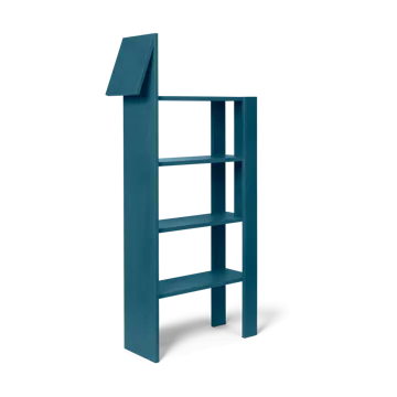 Giraffe bookshelf 69x140 cm - Dark Blue - Ferm Living