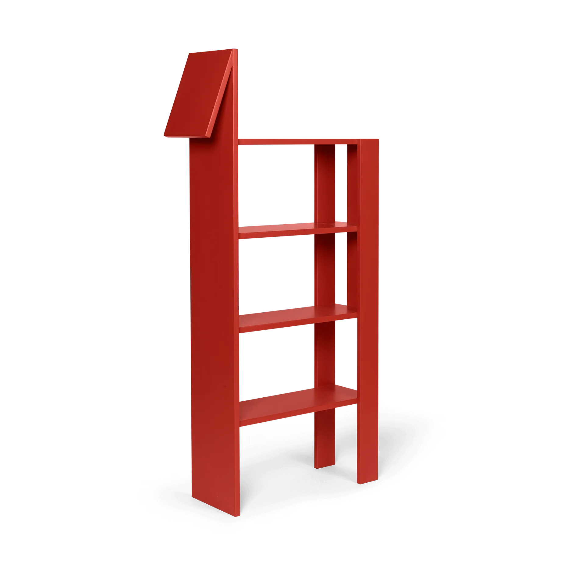 Giraffe bookshelf 69x140 cm, Poppy Red Ferm Living