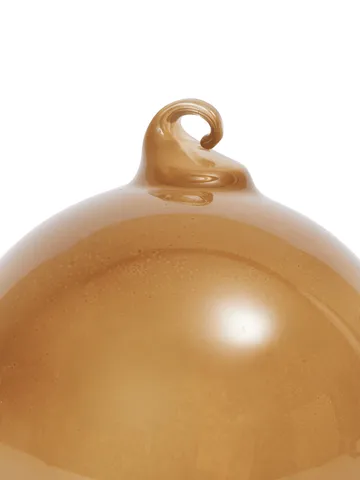 Glass bauble Christmas ornaments L Ø10 cm 3 pieces - Roseate Opaque - Ferm Living
