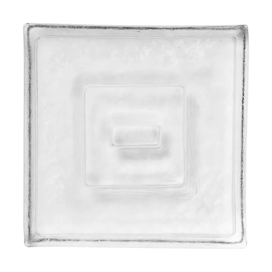 Gradia candle holder square 16x16 cm, Clear Ferm Living