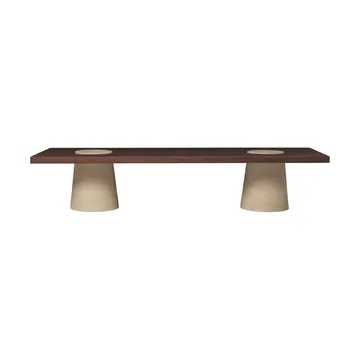 Grova coffee tables - Travertine, 155x55x34 m - Ferm Living