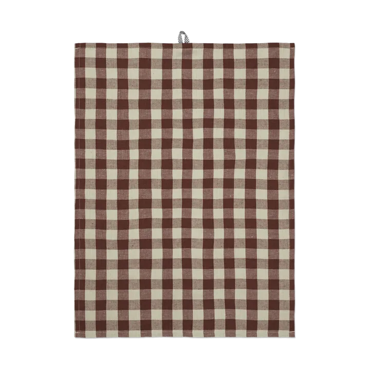 Hale kitchen towel 50x70 cm - Cinnamon-grey green - Ferm Living