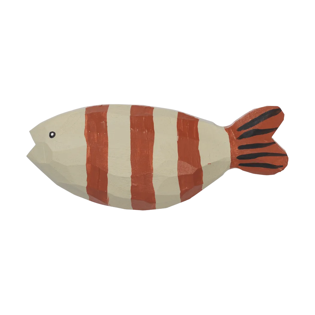Harbour hook, Fisk, Baked Clay-Light Cele Ferm Living