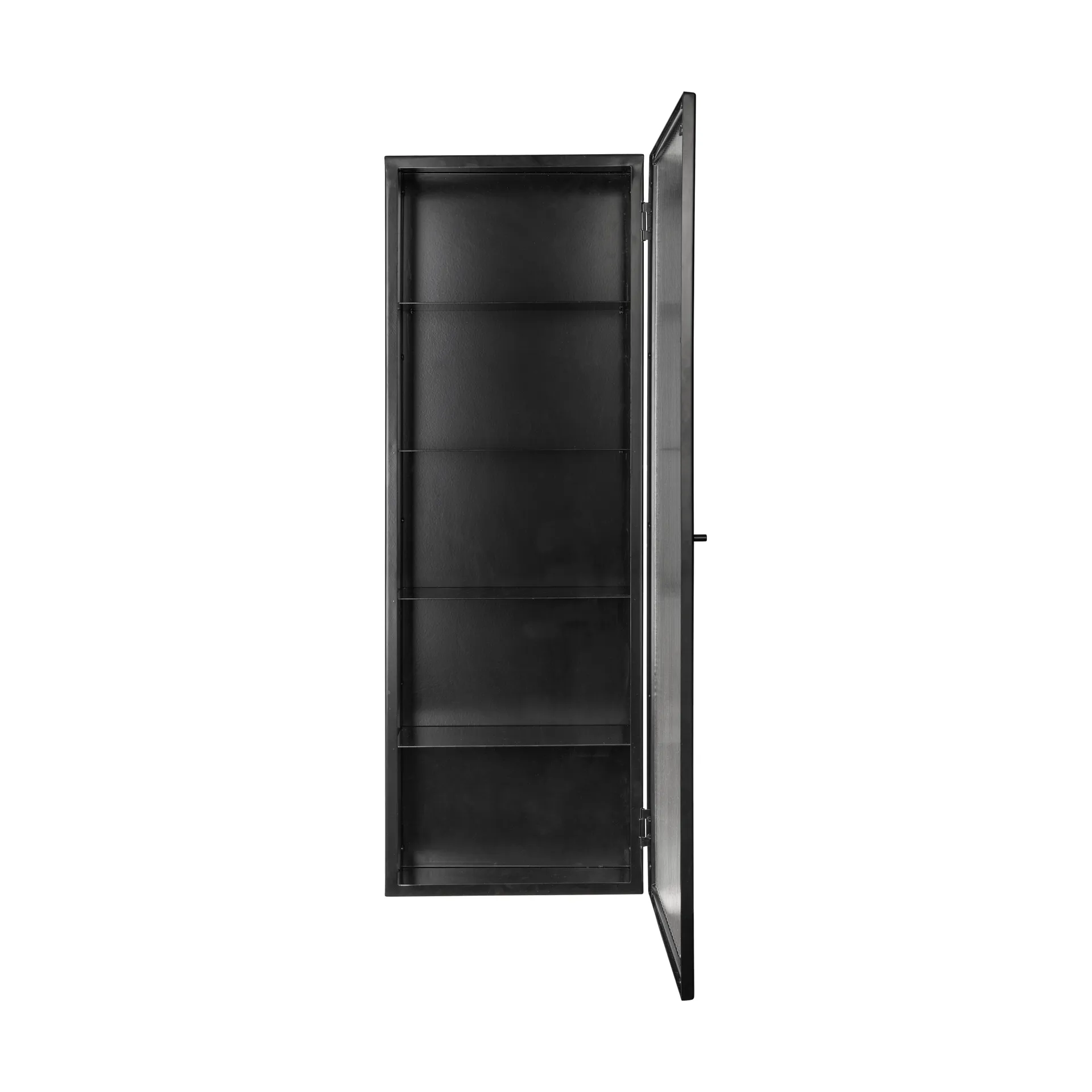 Haze wall cabinet 35x100 cm, Black Ferm Living