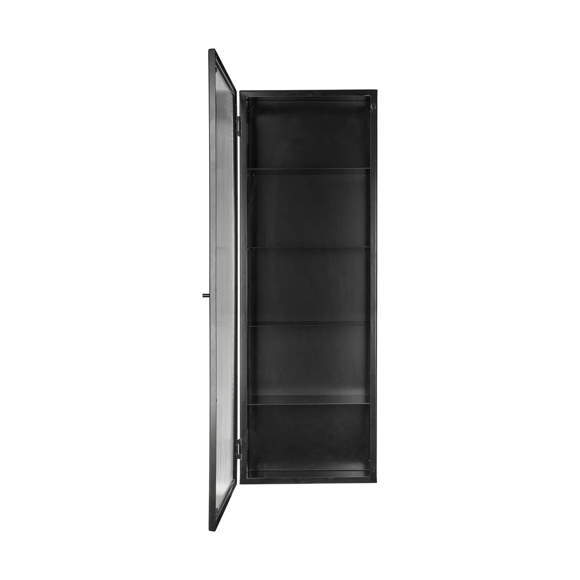 Haze wall cabinet 35x100 cm, Black Ferm Living