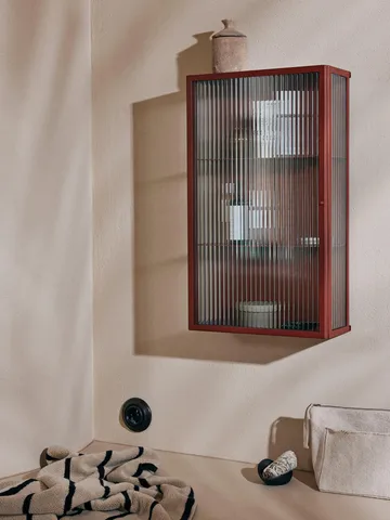 Haze wall cupboard - Oxide Red - Ferm Living