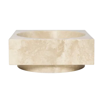 Hew decorative bowl high - Travertine - Ferm Living
