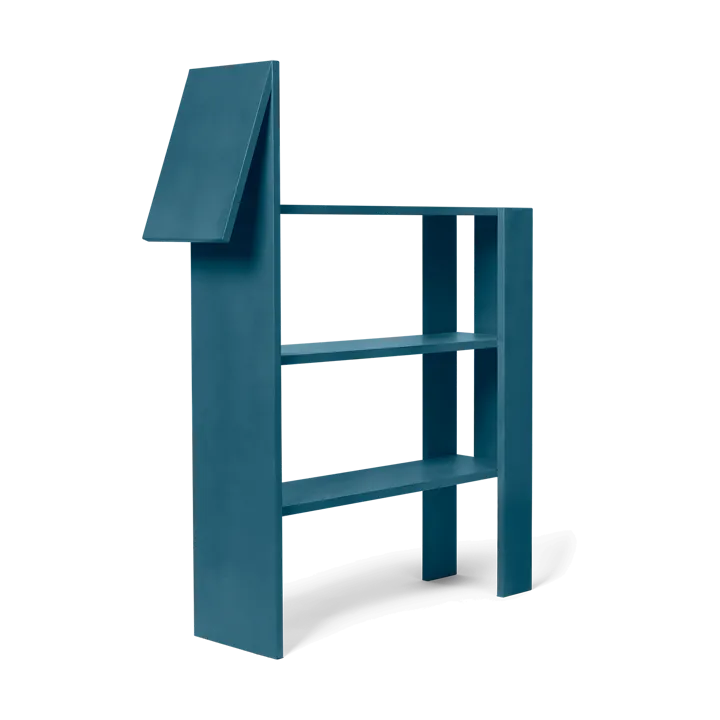 Horse bookshelf 91x111 cm - Dark Blue - Ferm Living