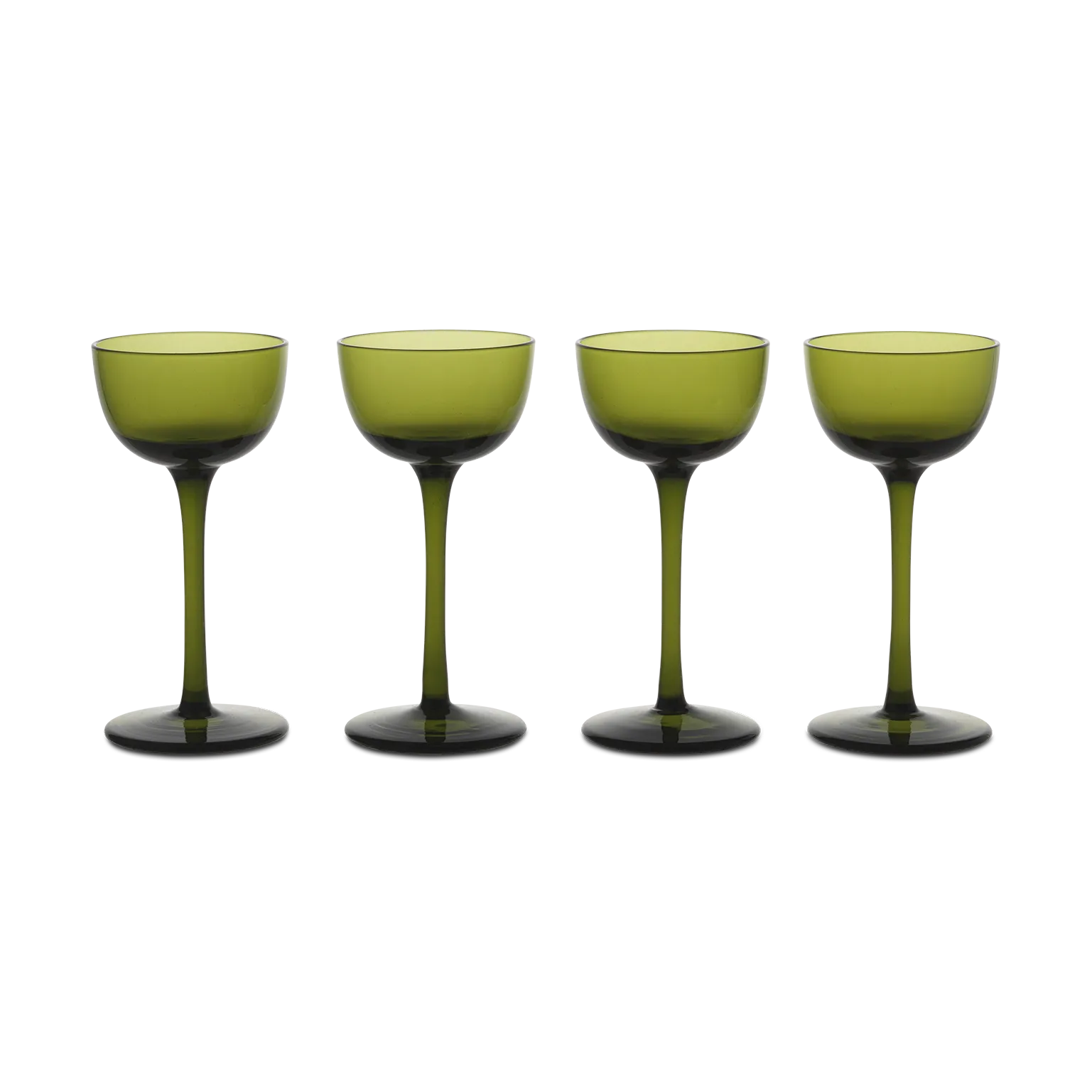 Host liqueur glass 4-pack, Moss Green Ferm Living