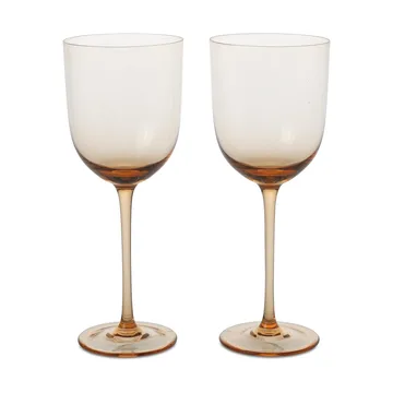 Host white wine glass 30 cl 2-pack - Blush - Ferm Living