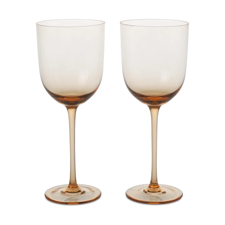 Host white wine glass 30 cl 2-pack - Blush - Ferm Living