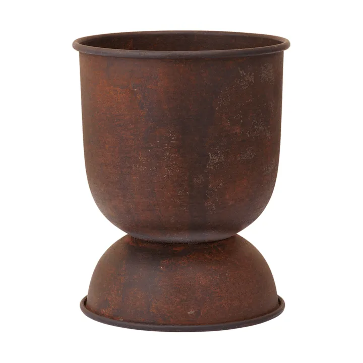 Hourglass flower pot extra small Ø21 cm - Rust - Ferm Living