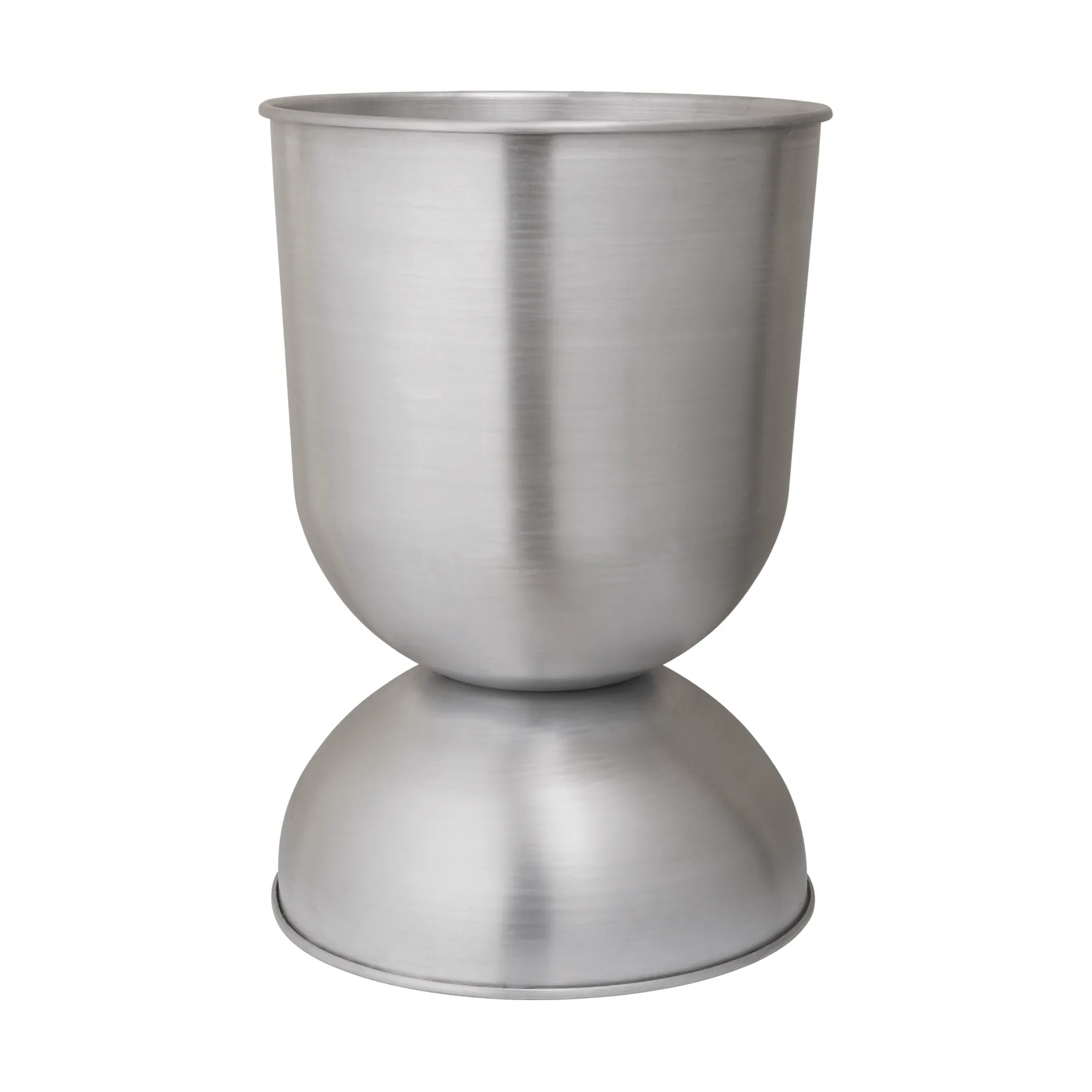 Hourglass flower pot large Ø50 cm, Aluminium Ferm Living
