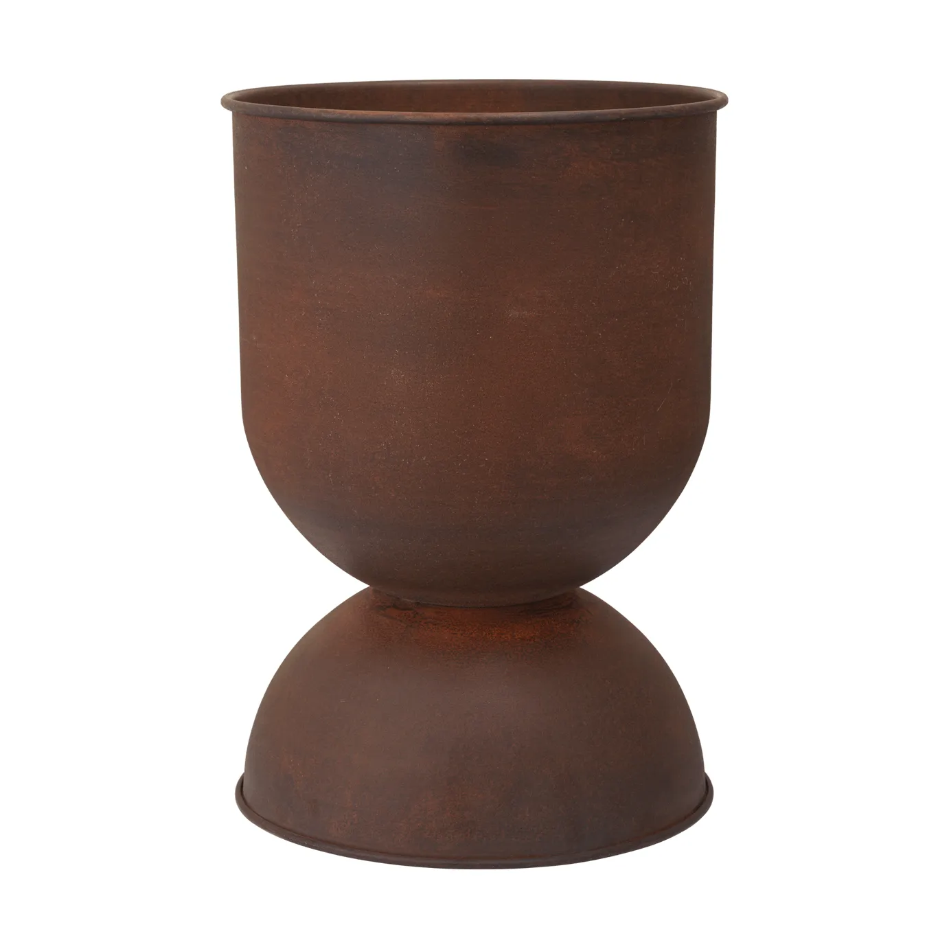 Hourglass flower pot medium Ø40 cm, Rust Ferm Living