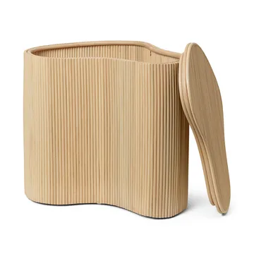 Isola side table with storage - Natural - Ferm Living