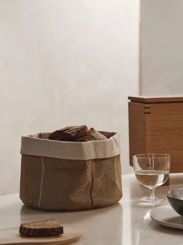 Ito Kitchen Basket bread bin Ø23 cm - Natural-straw - Ferm Living