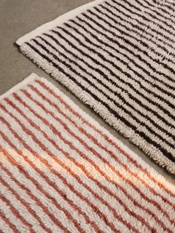 Kami rug - Off white-coffee, 80x120 cm - Ferm Living