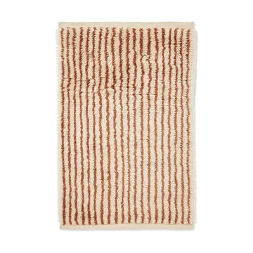 Kami rug - Off white-red brown, 80x120 cm - Ferm Living