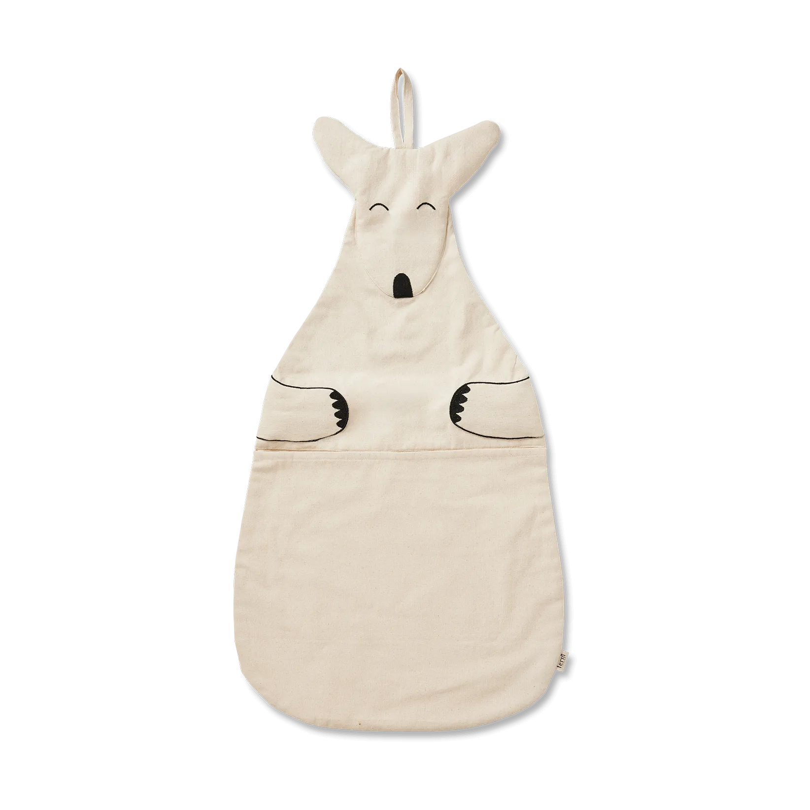 Kangaroo wall storage, Undyed Ferm Living