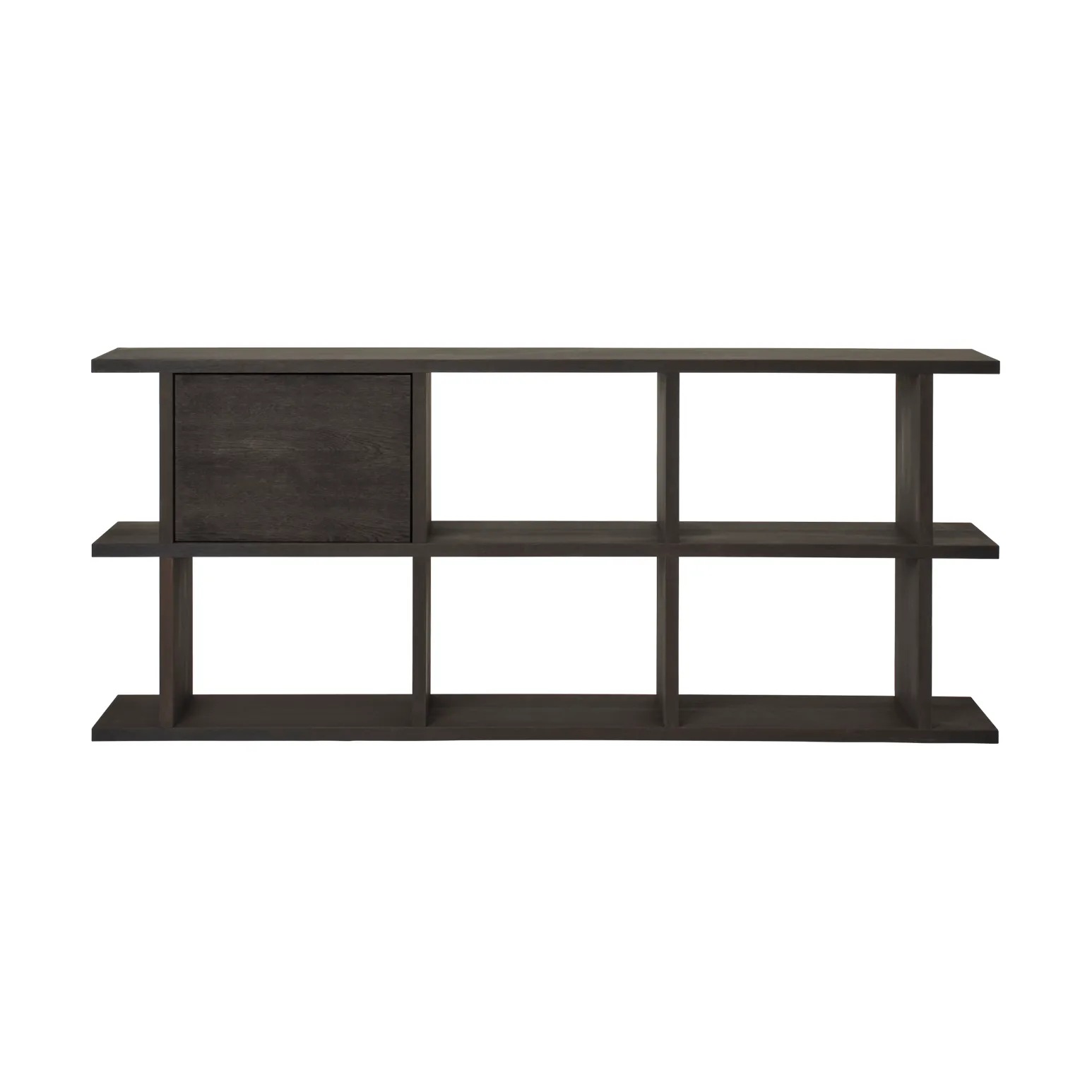 Kona bookcase cabinet insert, Dark Stained Ferm Living