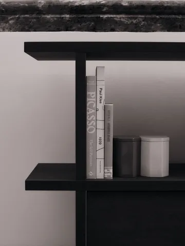 Kona bookcase cabinet insert - Dark Stained - Ferm Living