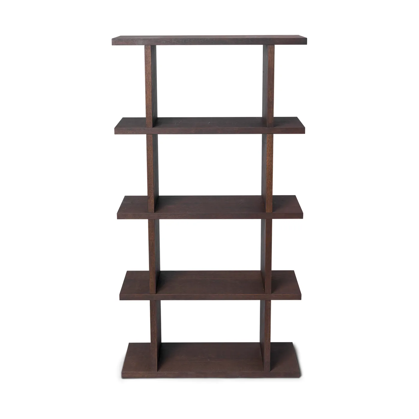 Kona bookshelf 1x4, Dark stained Ferm Living