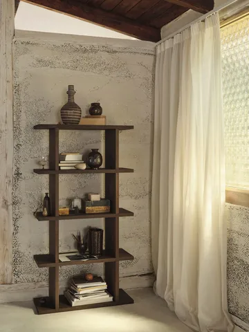 Kona bookshelf 1x4 - Dark stained - Ferm Living