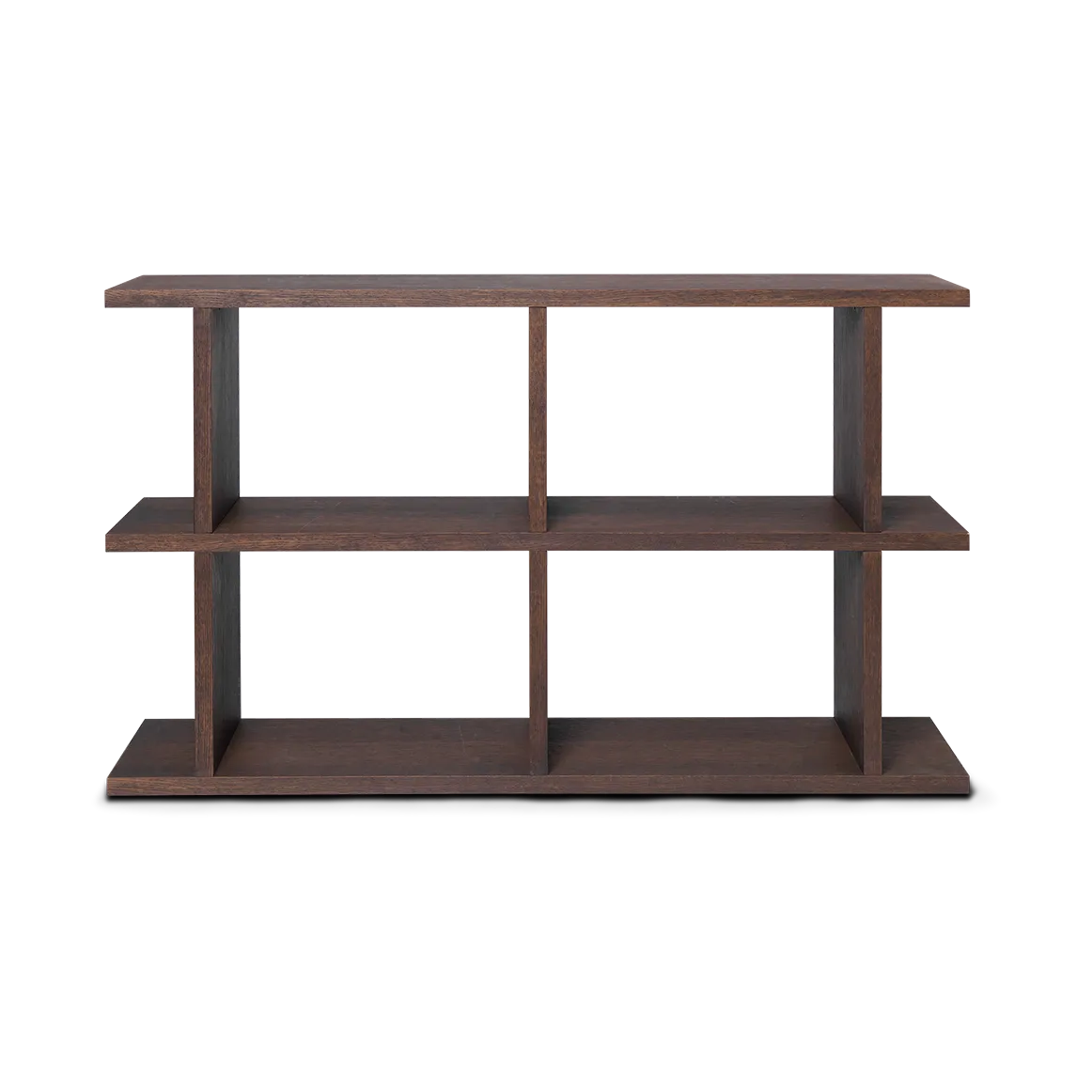 Kona bookshelf 2x2, Dark stained Ferm Living