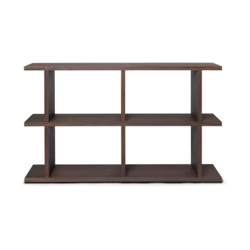 Kona bookshelf 2x2 - Dark stained - Ferm Living