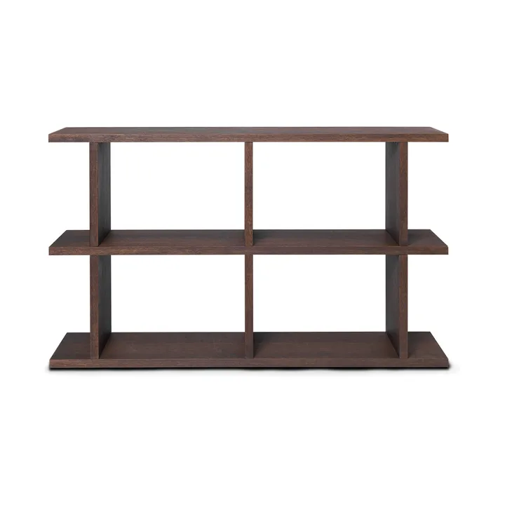 Kona bookshelf 2x2 - Dark stained - Ferm Living