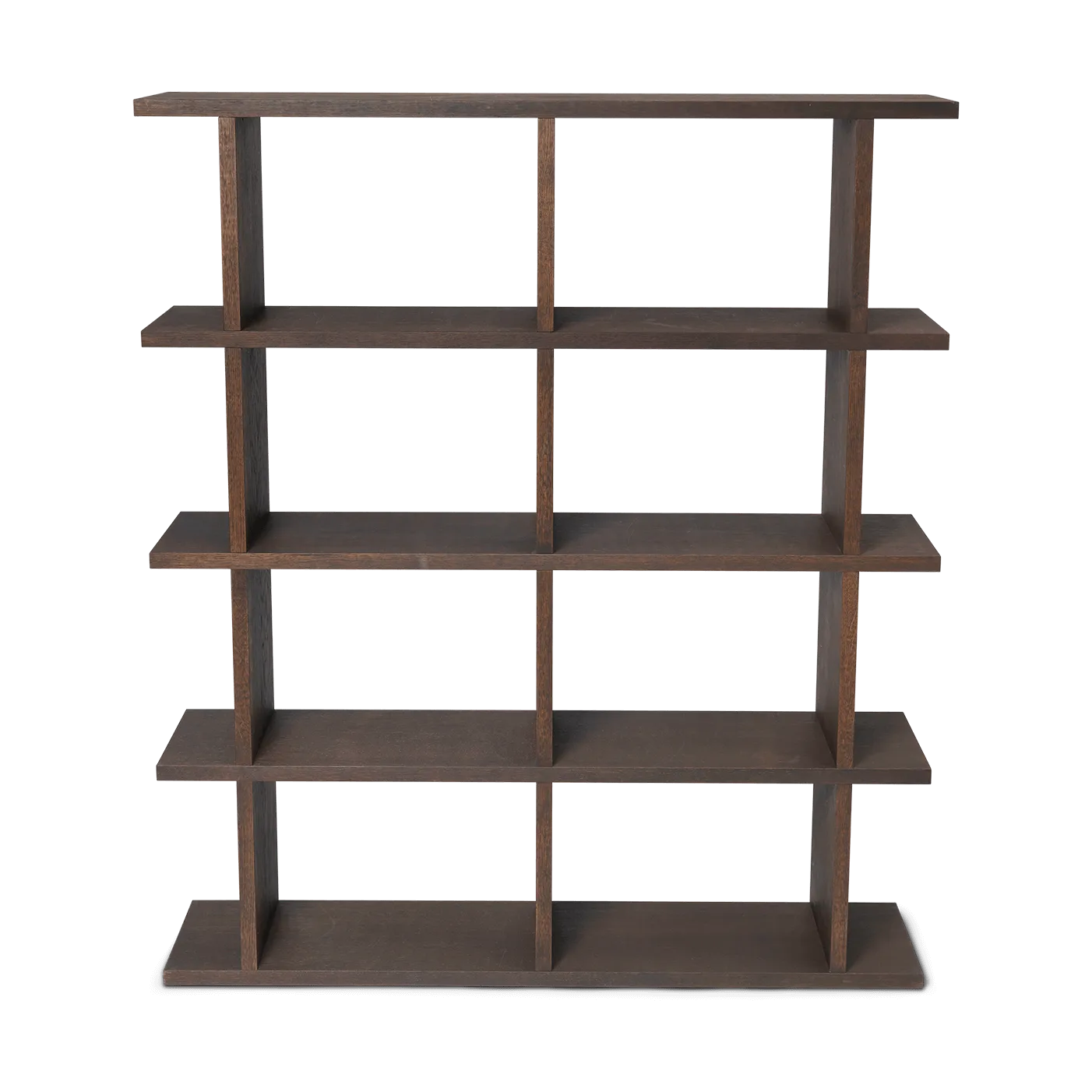 Kona bookshelf 2x4, Dark stained Ferm Living