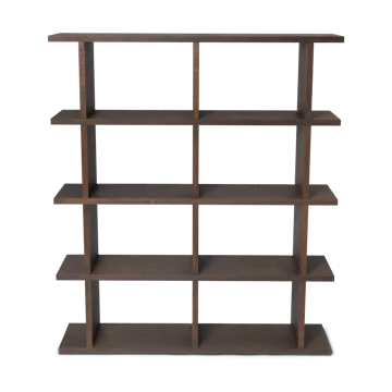 Kona bookshelf 2x4 - Dark stained - Ferm Living
