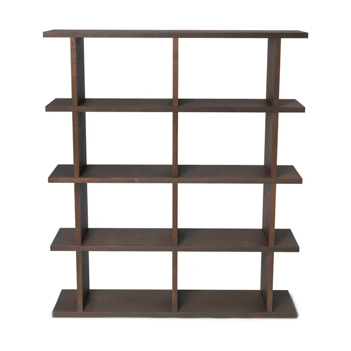 Kona bookshelf 2x4 - Dark stained - Ferm Living