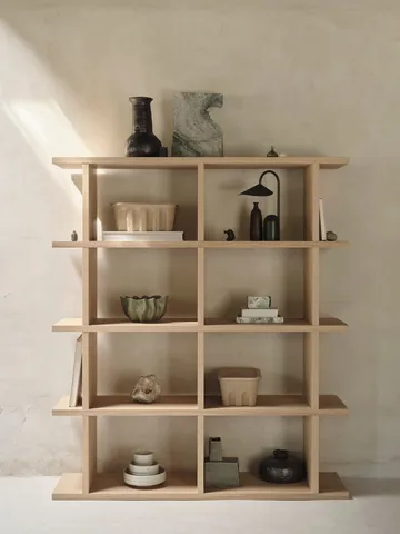 Kona bookshelf 2x4 - Natural - Ferm Living