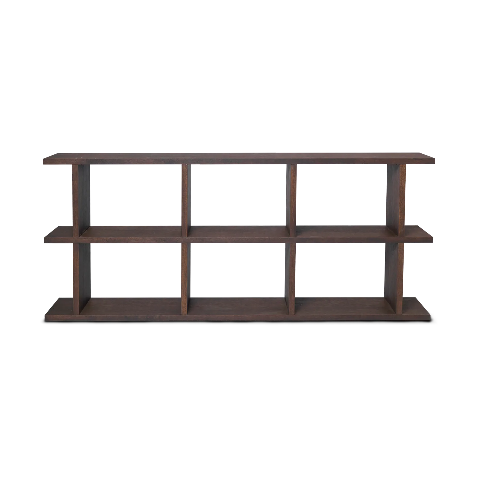 Kona bookshelf 3x2, Dark stained Ferm Living