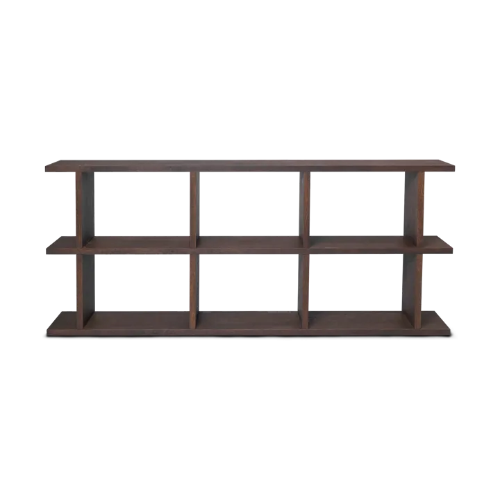 Kona bookshelf 3x2 - Dark stained - Ferm Living