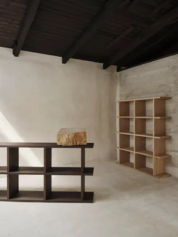 Kona bookshelf 3x2 - Dark stained - Ferm Living