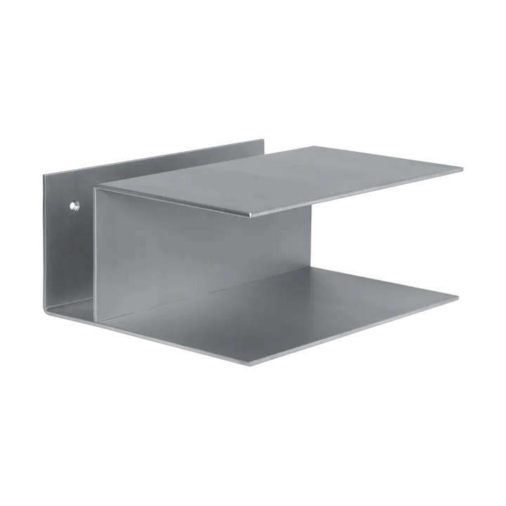 Lager bedside table 15.5x35x30 cm - Aluminium - Ferm Living